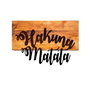 Wallity Hakuna Matata Accesorio Decorativo de Pared en Nogal y Negro